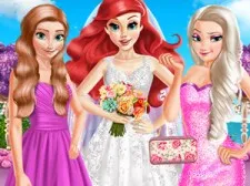 Mermaid Princess Wedding Day